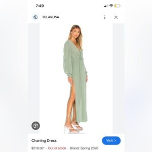 Tula rose Revolve dress